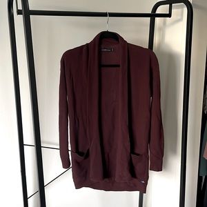 Abercrombie & Fitch Maroon Cardigan
